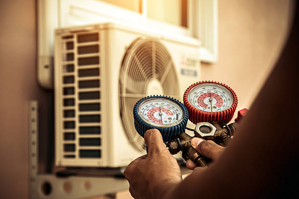 Professional Hvac Installation technician working in Patterson, NC
